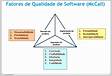 A Qualidade de software depende de vários fatores, mas